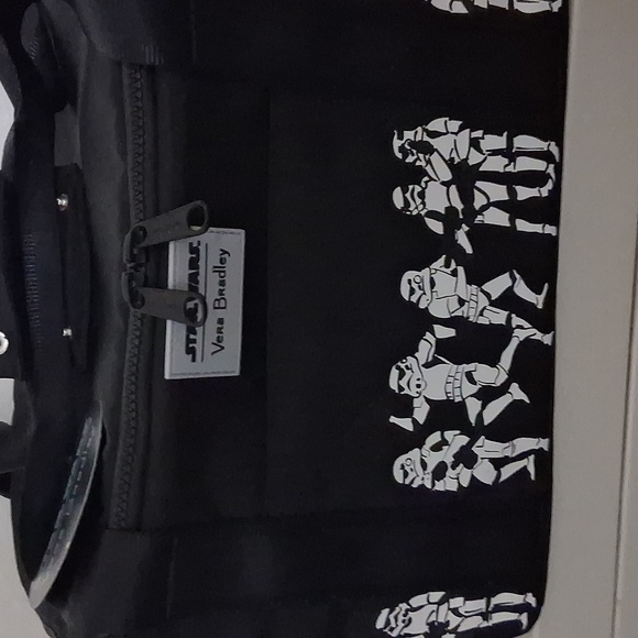 Star Wars Black VERA BRADLEY Cooler/ Lunch Bag Black And White - Picture 9 of 9